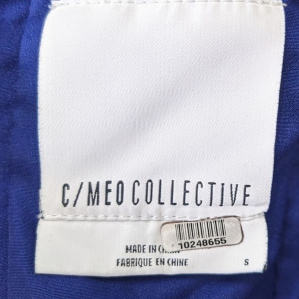 c/ Meo Collective‎ Wake Me Dress blue strapless dress - Picture 5 of 6